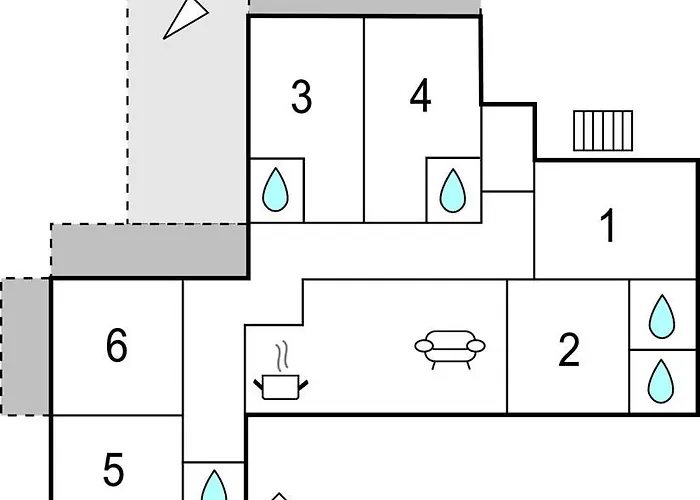 Апартаменты 6 Bedroom Cozy In